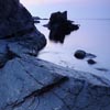 Rocky Seashore in Twilight